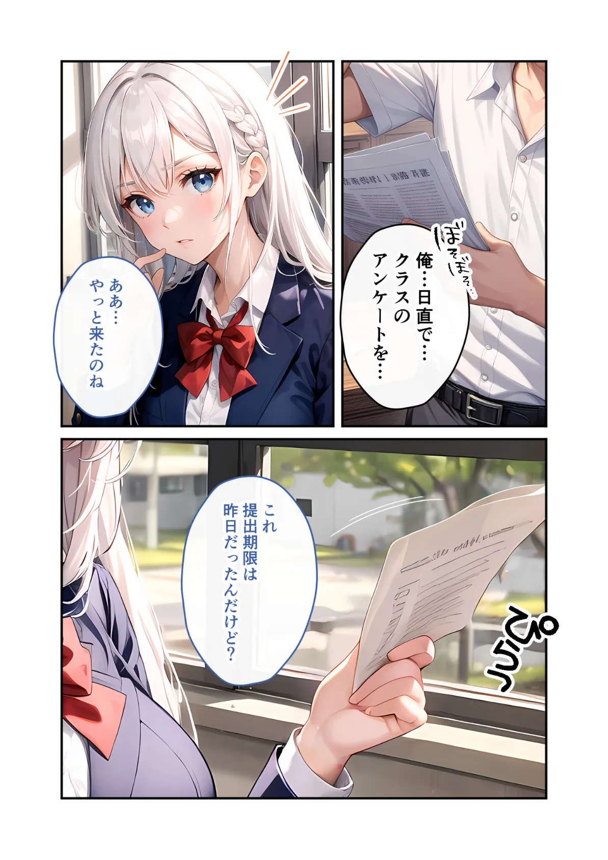 陰キャの僕、透視の力を手に入れる。第十一話 〜お嬢様副会長の乱れた息遣い〜 モザイク版 5ページ