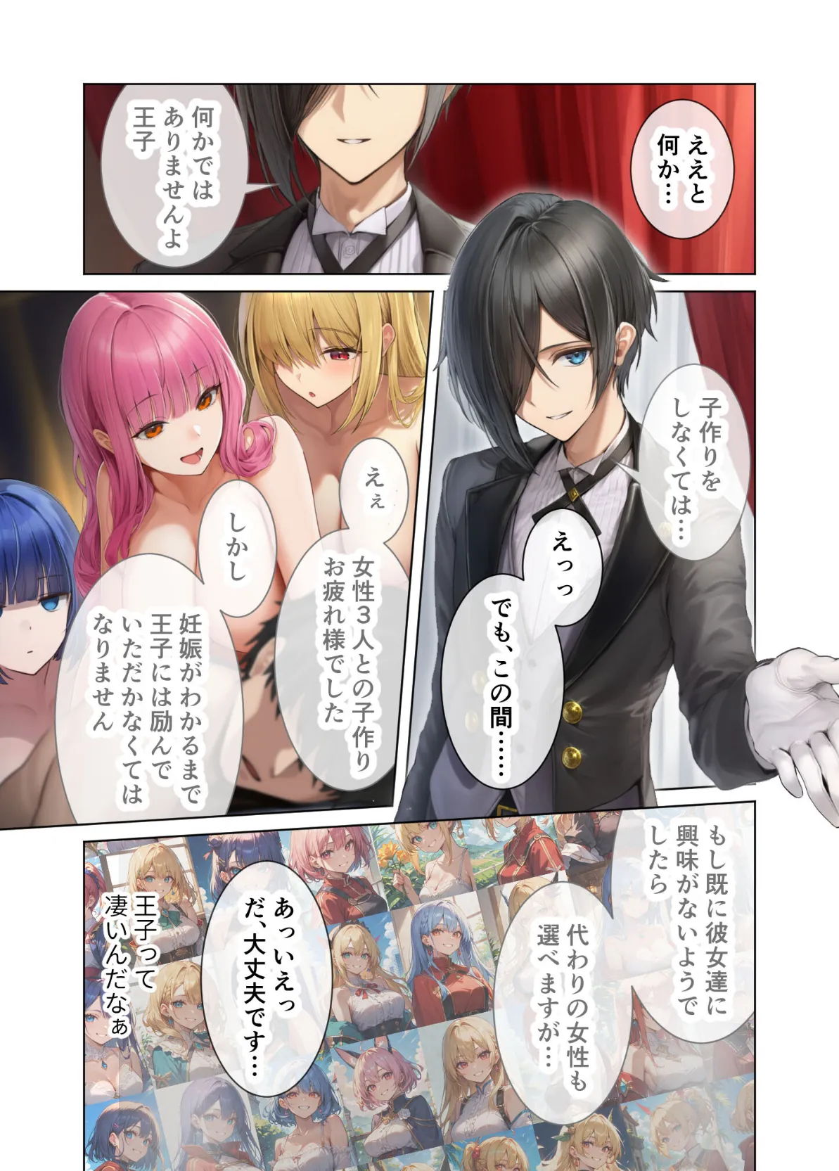 新・異世界王族転生！嫁候補セックスバイキング 〜憧れのヒロイン達にせっせと中○し〜（2） モザイク版 13ページ