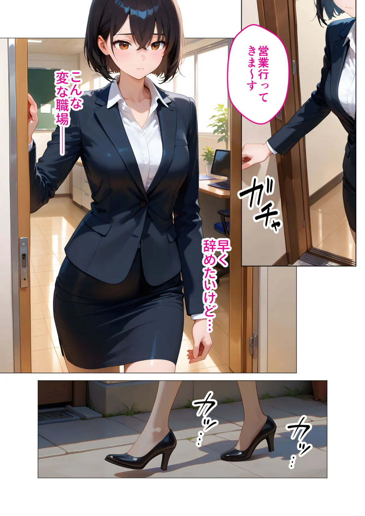 当店限定！セックス￥0サービス 〜新人営業さんの崖っぷちえっち〜 モザイク版 6ページ