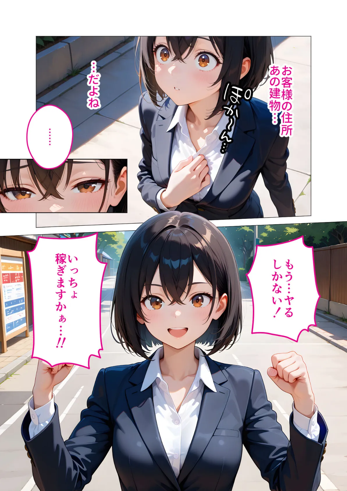 当店限定！セックス￥0サービス 〜新人営業さんの崖っぷちえっち〜 モザイク版 9ページ