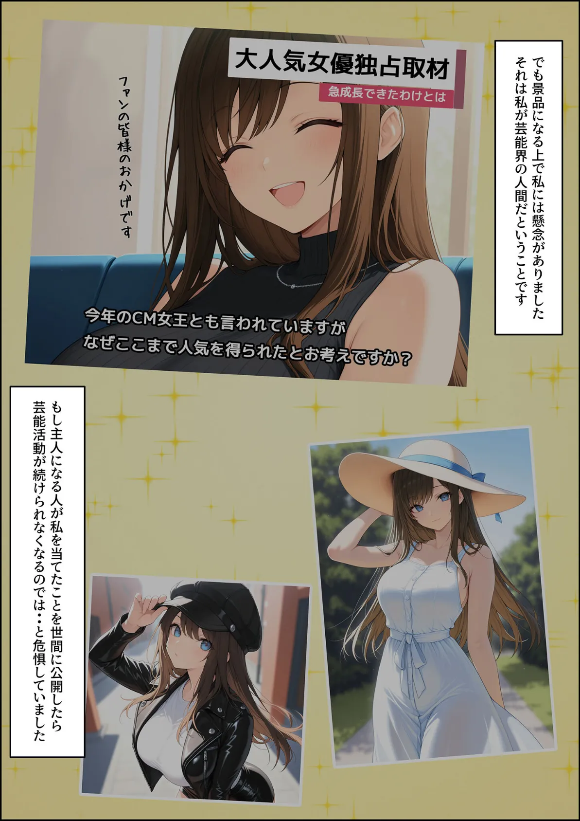 一獲千女 〜女が当たる宝くじで一等を当てた男〜 【人気若手女優編】 （4） モザイク版 3ページ