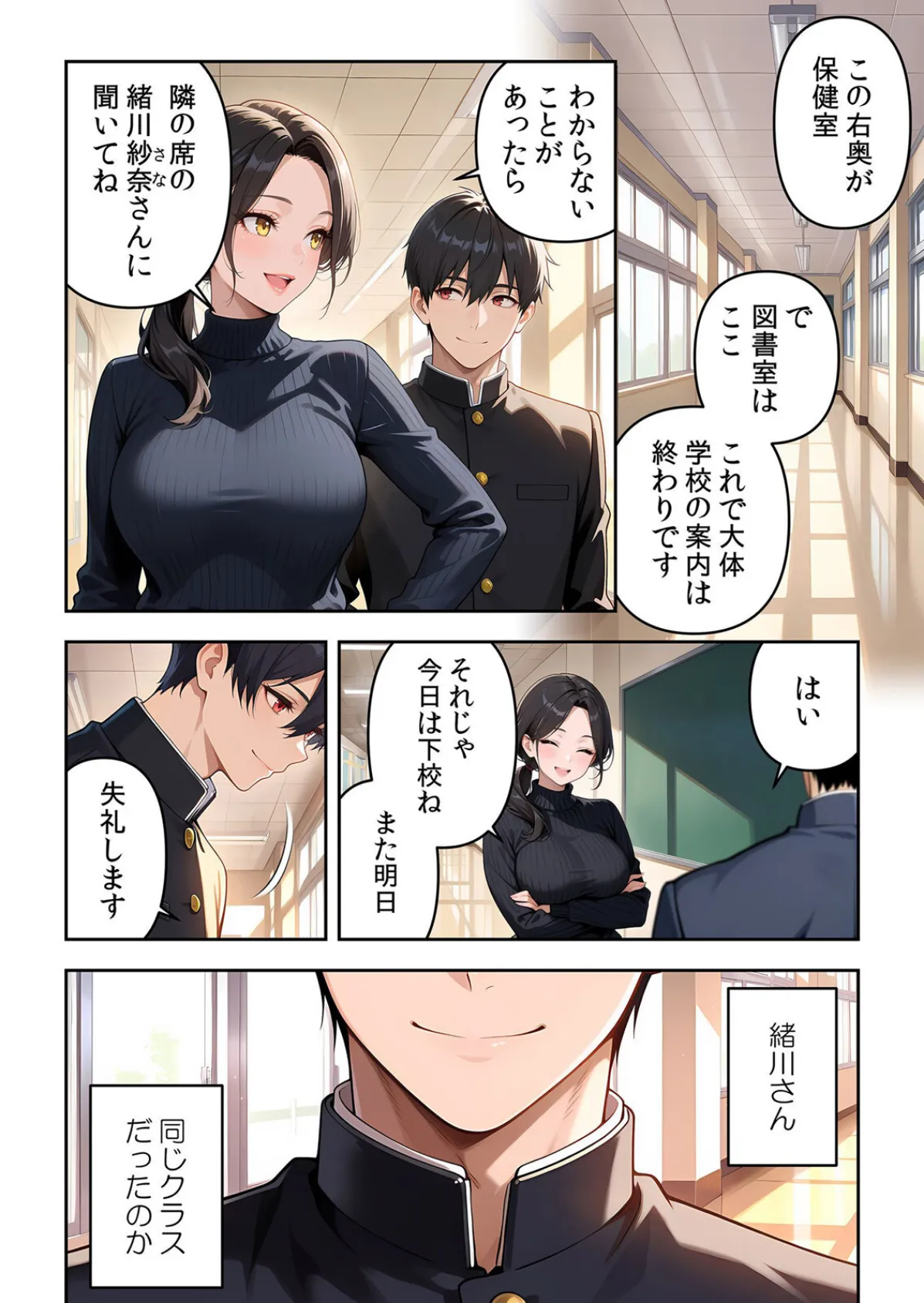 委員長の無垢な穴にねっとり種付け〜メス堕ちするまで終わらない執着プレイ【デジタル特装版】【FANZA限定版】 1 16ページ