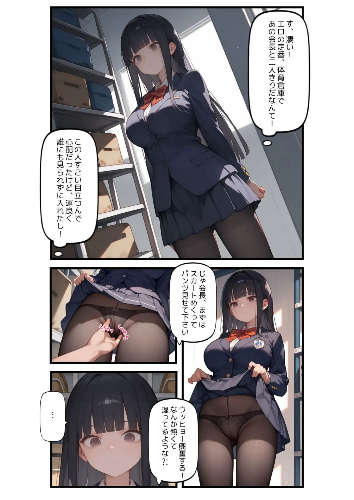 催●アプリでウザい妹と恐怖の生徒会長を支配する話 18ページ