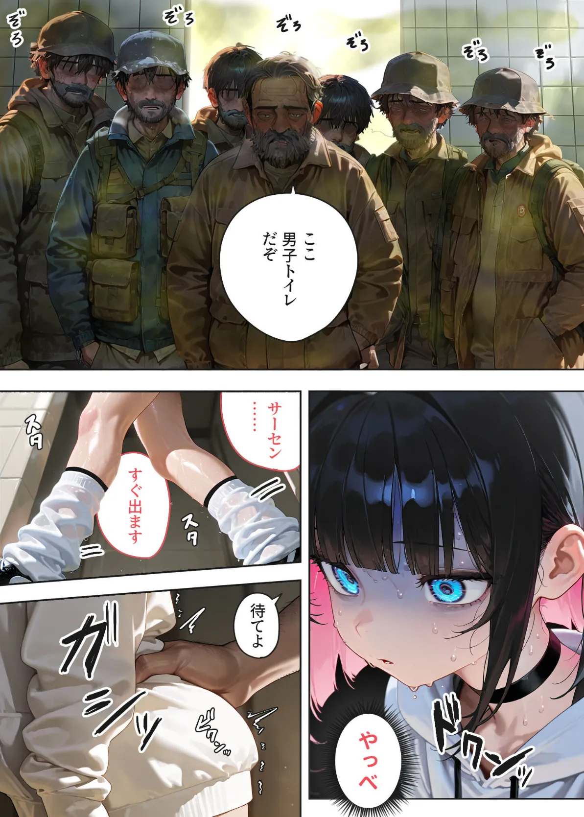 エロ漫画家の過激でキケンな突撃取材 〜お前が便所になるんだよ！〜 モザイク版 8ページ