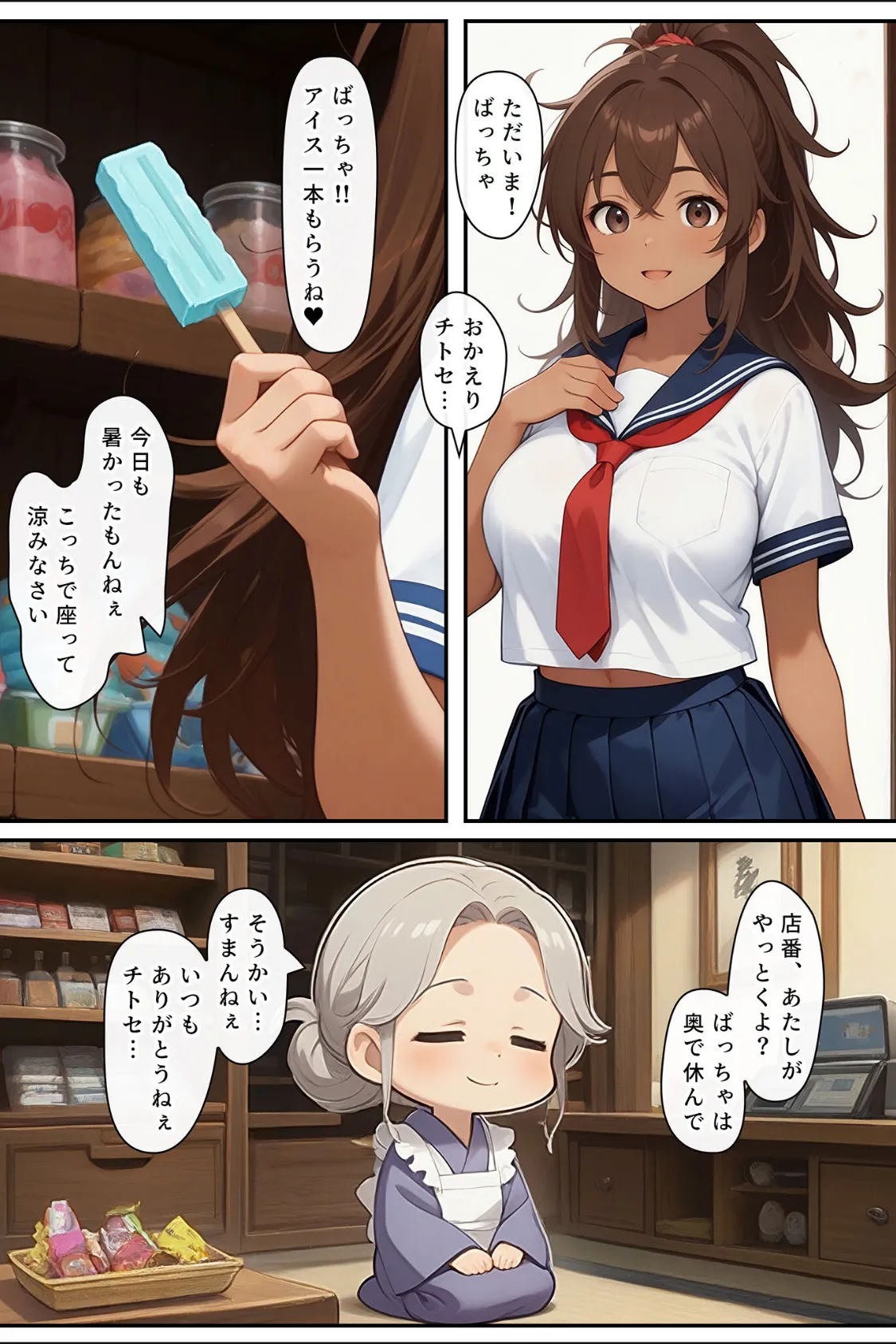 ゲーミングお姉ちゃん【褐色巨乳ギャル姉と格ゲー勝負で精通ボーイ！コマンドミスでティウンティウン！】 モザイク版 4ページ