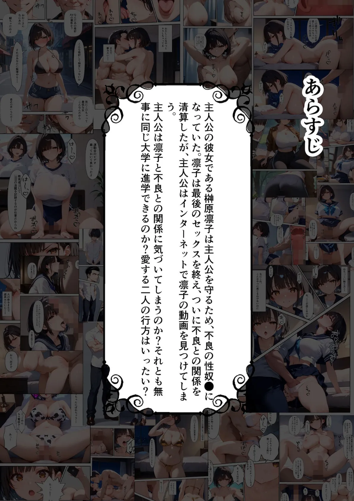 ボクを守るために不良の性●●になっても絶対に堕ちないカノジョ3 モザイク版 4ページ