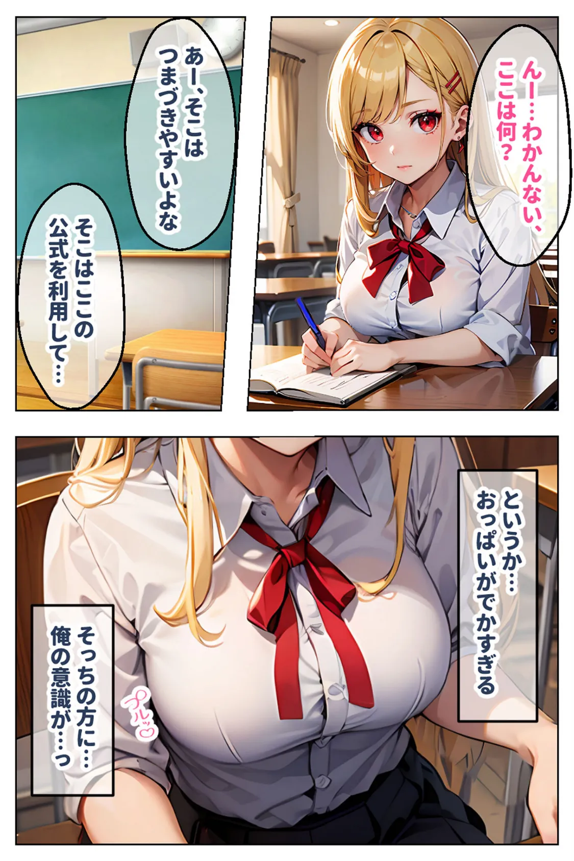 【全2作収録】見た目ギャル、中身清楚が堕ちるまで1＆2 〜金髪オトメの淫行記録〜 モザイク版 9ページ