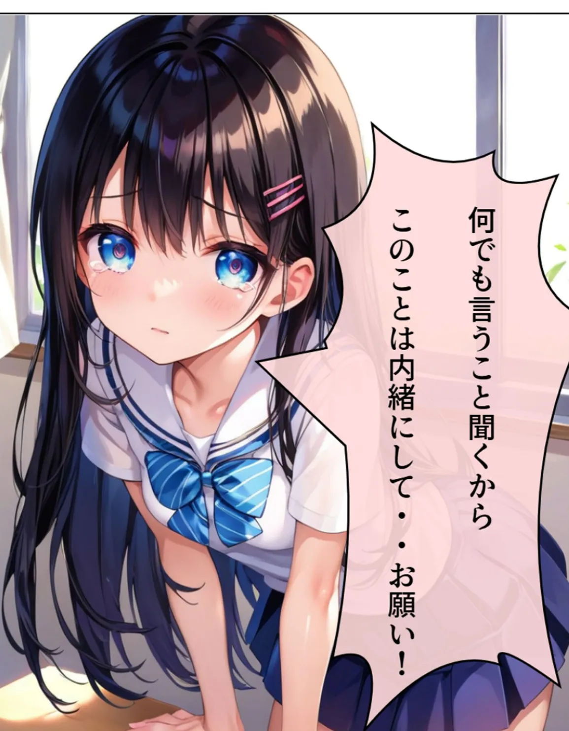 学園NO.1のみなみちゃんの弱みを握ってエッチする話 モザイク版 5ページ