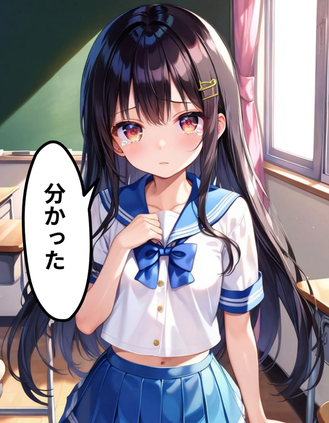 学園NO.1のみなみちゃんの弱みを握ってエッチする話 モザイク版 7ページ