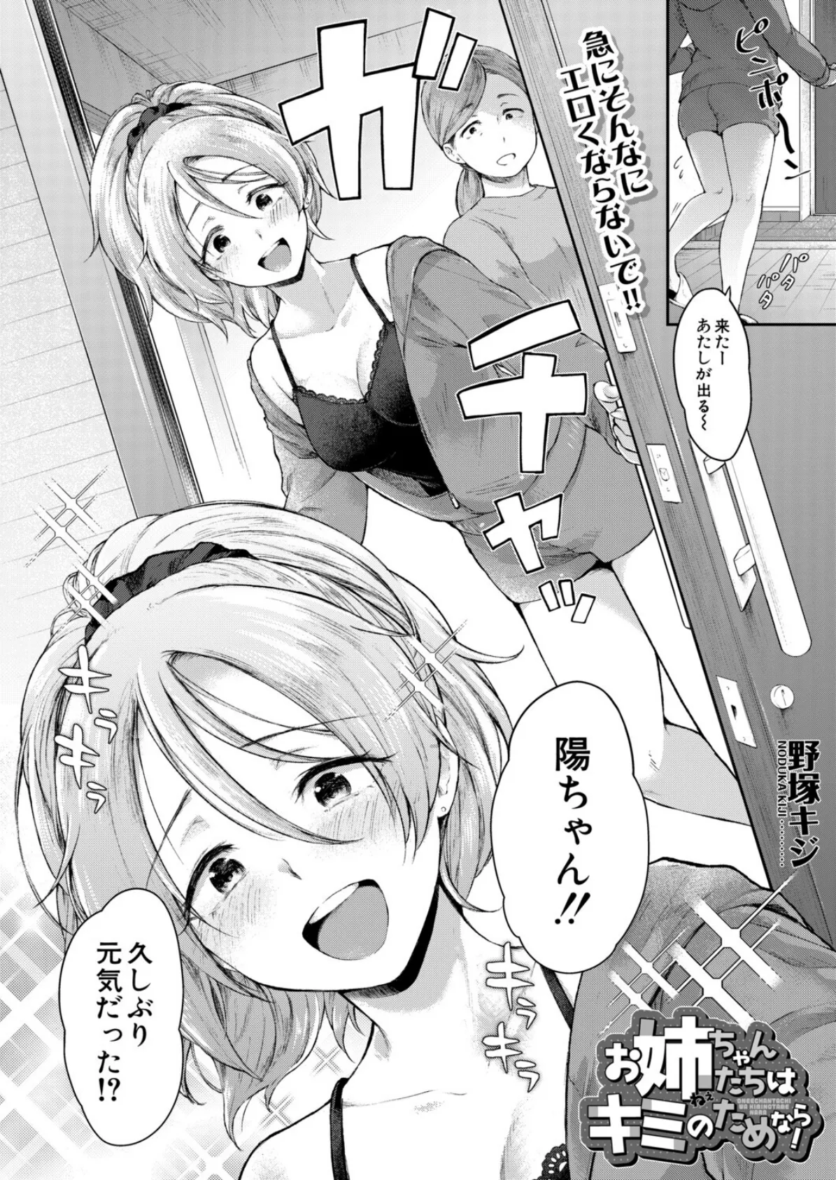 お姉ちゃんたちはキミのためなら！ （野塚キジ） 2ページ