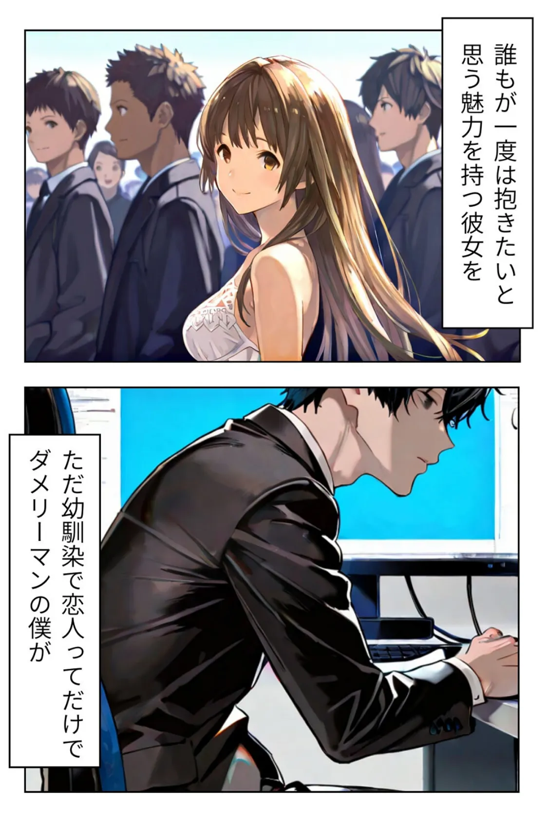 寝ている彼女にぶっかけたい04 3ページ