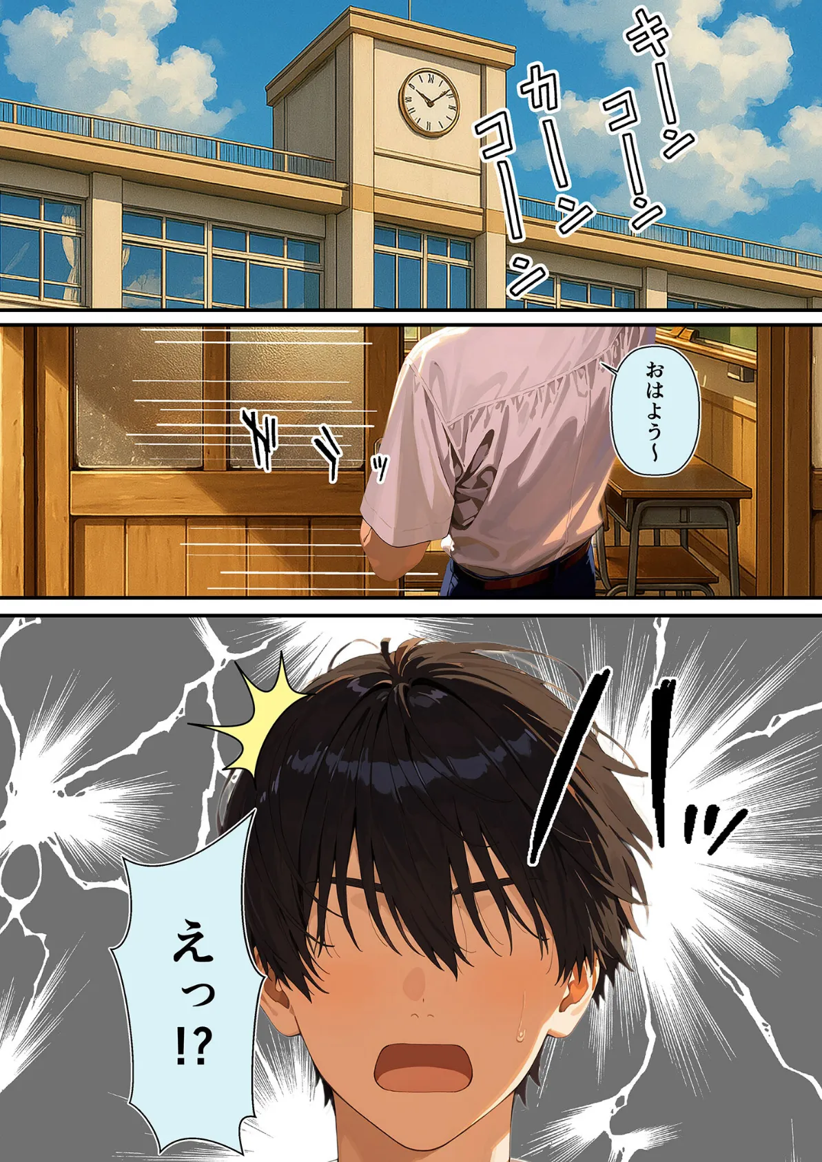 グラドル志望の強気な同級生を騙してメス堕ちさせた話 モザイク版 4ページ