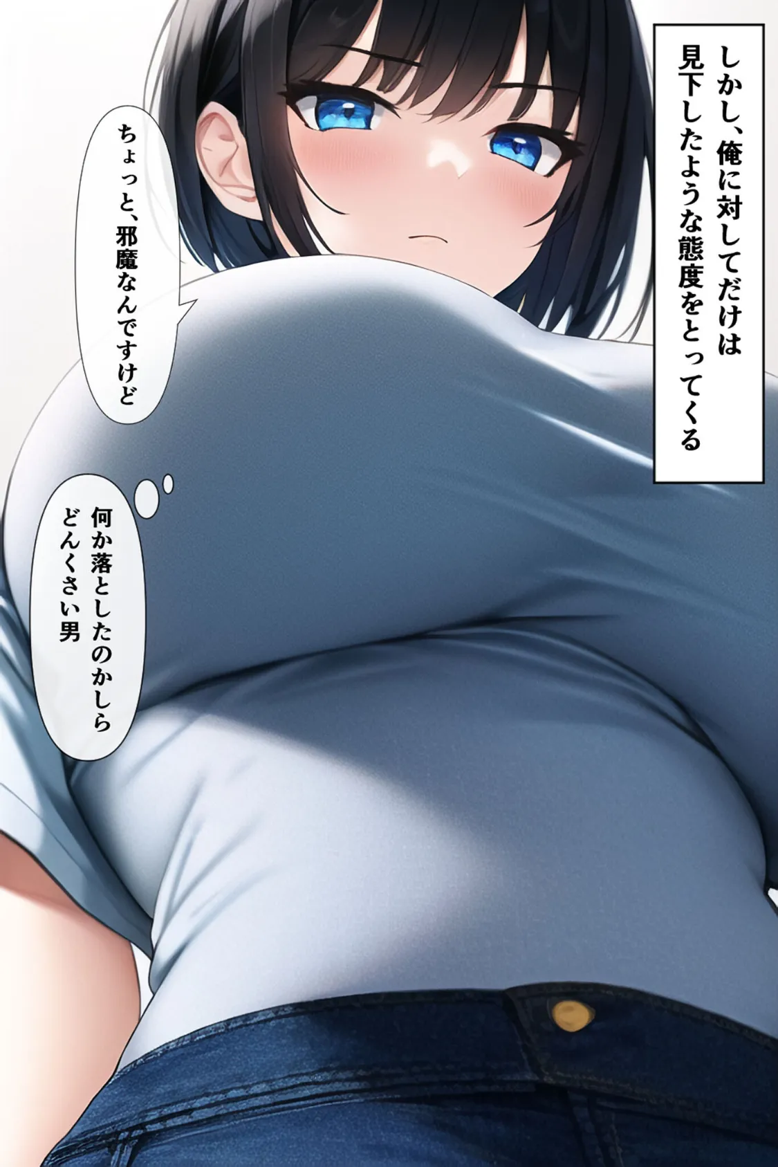 隣の部屋に住む生意気な人妻がクレームに来たのでハメて脅●●●する モザイク版 6ページ