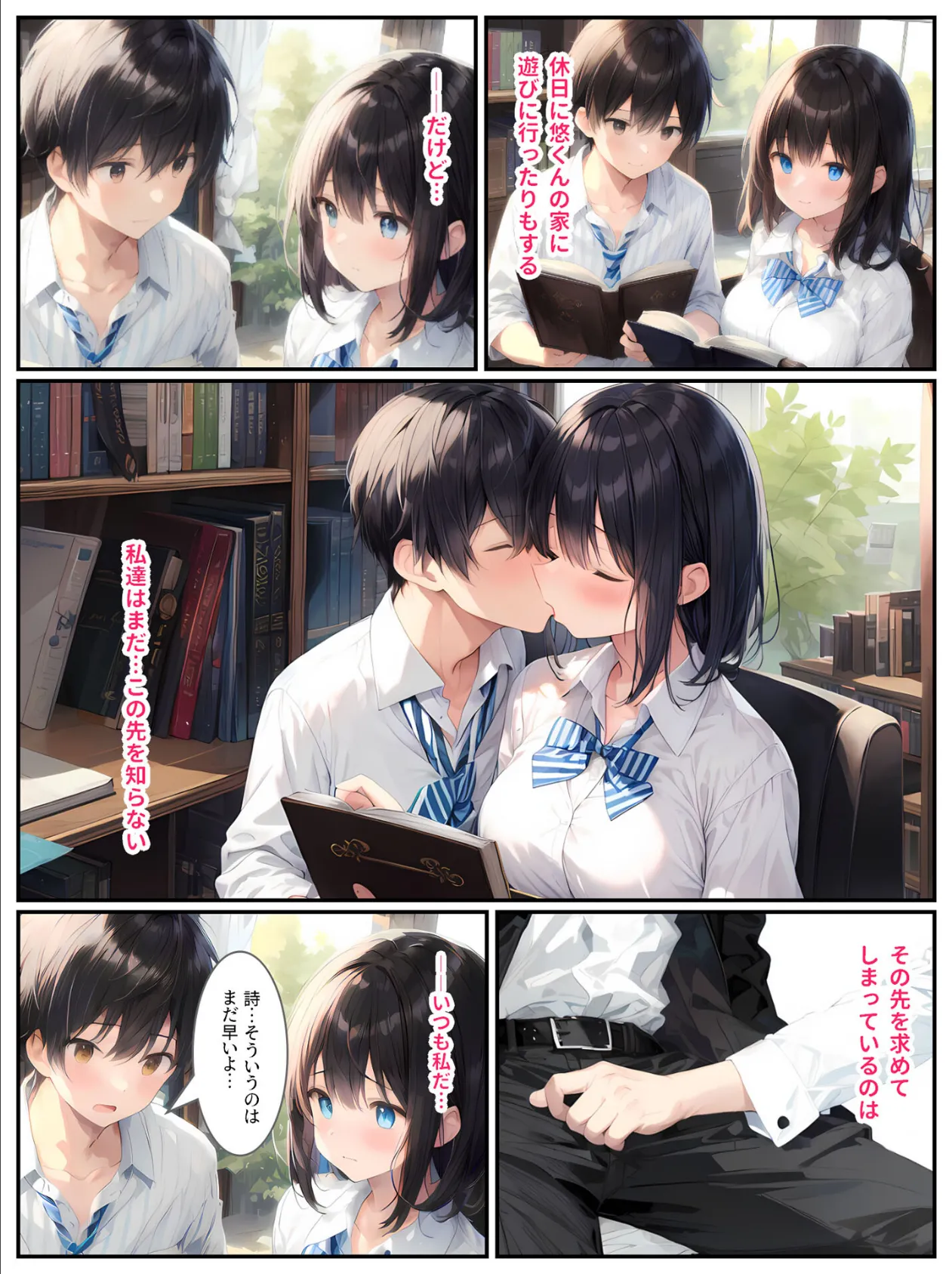 セックスのお勉強〜家庭教師にメス堕ちする女学生（彼氏あり）〜 モザイク版 10ページ