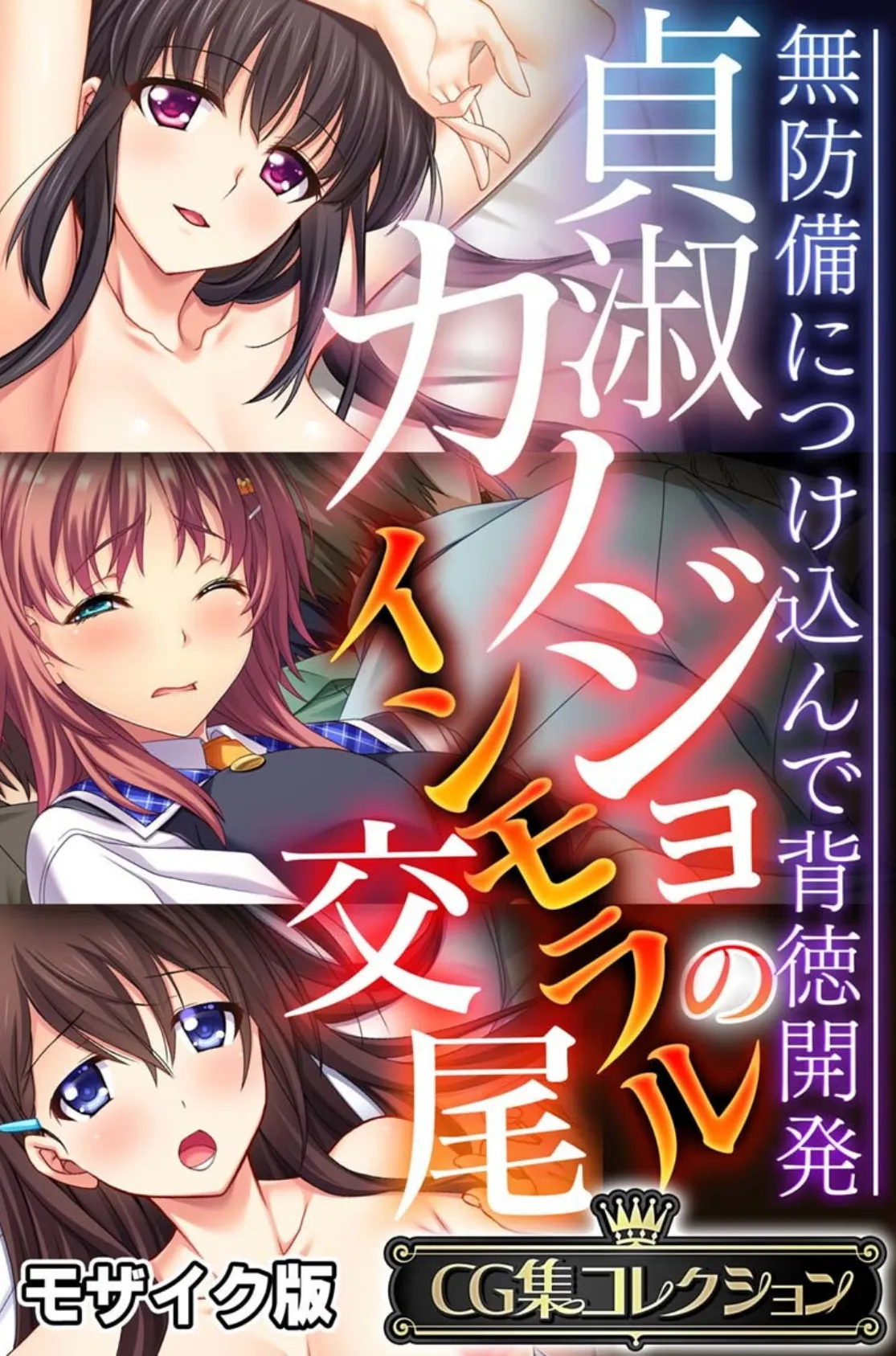 貞淑カノジョのインモラル交尾 〜無防備につけ込んで背徳開発〜【CG集コレクション】 モザイク版